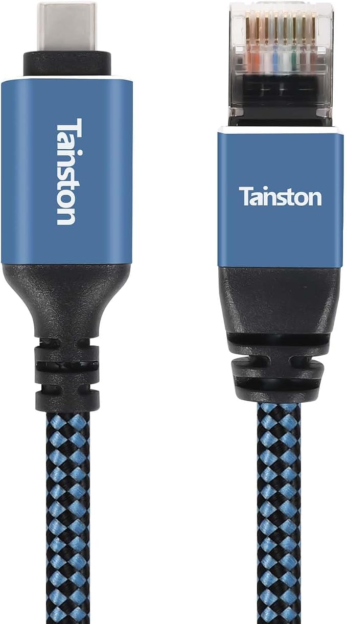 USB C to Ethernet Cable, 15Ft Type C to RJ45 Cable, USB C to Gigabit Ethernet by Tainston