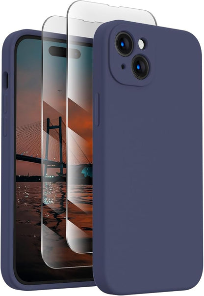 FireNova Designed for iPhone 15 Plus Case, Silicone Case with, Soft by FireNova