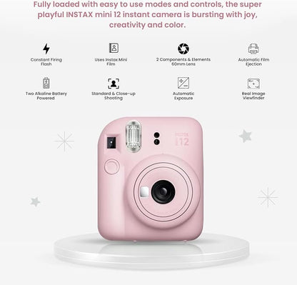 Fujifilm Instant Mini 12 Camera + Accessory Bundle & Compatible Custom Case + - Image 4