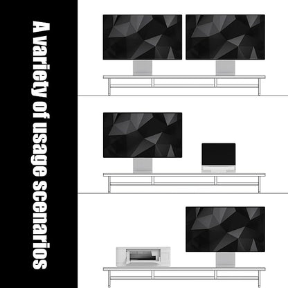 Dual‑Tier Monitor Stand for Modern Desk Setup – Minimalist Wooden and Metal - Image 6