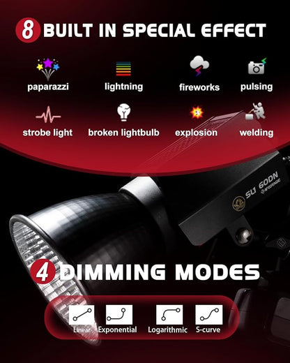 IFOOTAGE LED Video Light with Carry Bag, 70W SL1 60DN Daylight Photography - Image 8