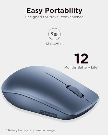 Lenovo 530 Wireless Mouse with Battery, 2.4GHz Nano USB, 1200 DPI Optical Sensor - Image 5