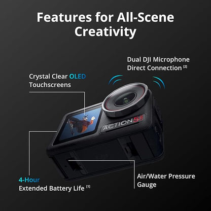 DJI Osmo Action 5 Pro Standard Combo, Waterproof Action Camera - Image 4