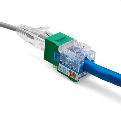 trueCABLE Cat6A Keystone Jack, Unshielded, 90 Degree Punch-Down, UL Listed - Image 7