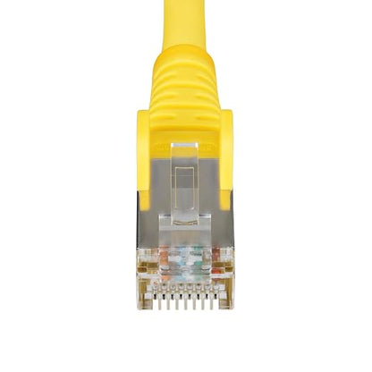 StarTech.com 1ft Yellow CAT6a Ethernet Cable, Snagless RJ45, 100W PoE++ - Image 4