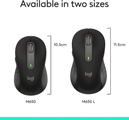 Logitech Wireless Mouse Signature M650 L Full Size - Image 10