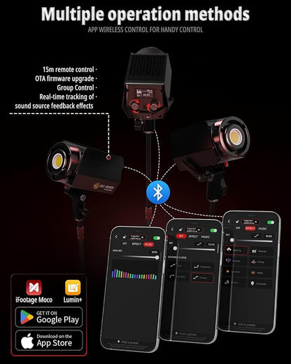 IFOOTAGE COB Video Light SL1 60DN, Continuous Output Lighting, 5600K Daylight - Image 6