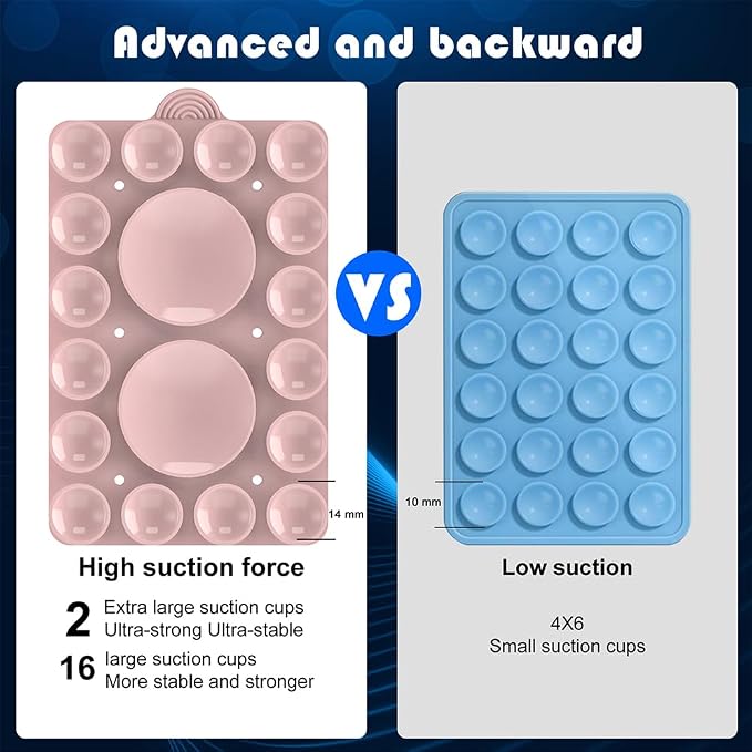 Silicone Suction Phone Holder Mount, Silicon Adhesive Phone Accessory - Image 4