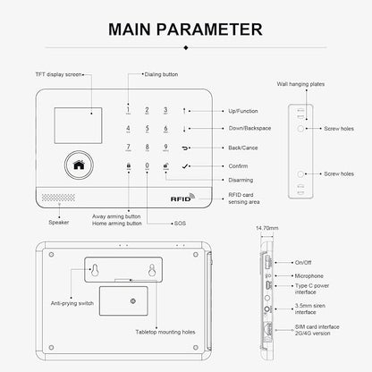 LWOHSI Home Security Systems, Wireless Alarm System - Image 9