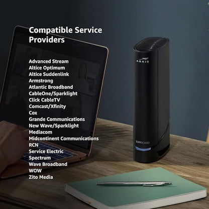 Arris - Cable Modem Router Combo - Fast DOCSIS 3.1 Multi-Gigabit WiFi 6 - Image 6