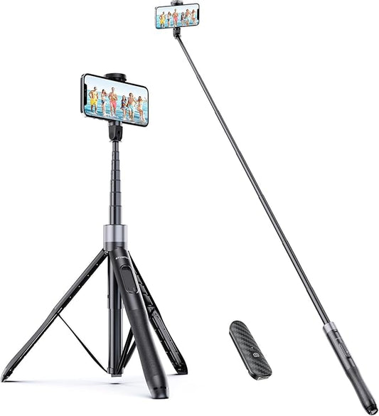ATUMTEK 60" Selfie Stick Tripod, All in One Extendable Phone Tripod Stand by ATUMTEK