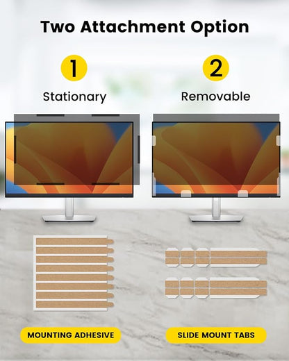 F FORITO 24 Inch 16:10 360°Privacy Screen Protector - Image 6