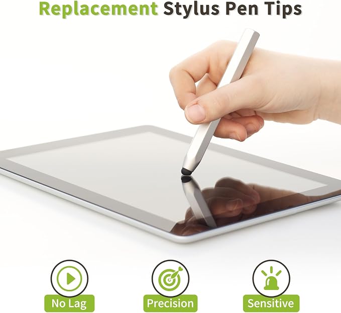 MECCANIXITY 60Pcs Replacement Stylus Pen Tips 6mm Conductive Capacitive Touch - Image 3