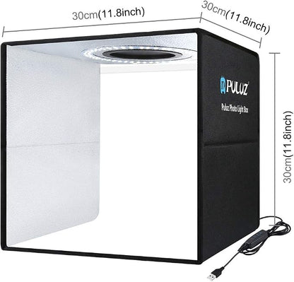 PULUZ 12''×12'' Portable Photography Light Box, Dimmable Photo Studio Light Box - Image 2