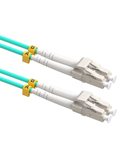 LC to LC Multimode Fiber Patch Cable, OM3 Patch Cords Duplex Multi Mode LC-LC by VANDESAIL