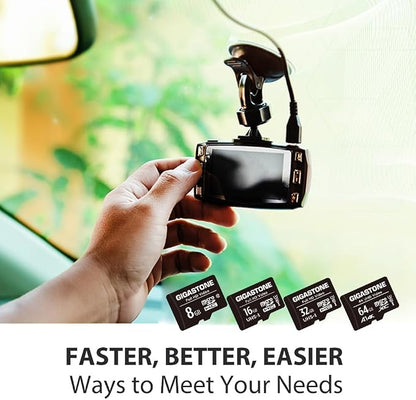 GIGASTONE 64GB Micro SD Card 2-Pack, A1 V30 4K Video Recording, Surveillance - Image 6