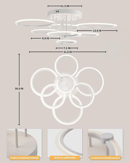 Modern LED Ceiling Light Dimmable Ceiling Light Fixtures - Image 2