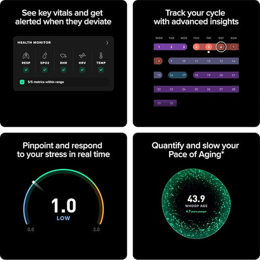 WHOOP – 12-Month Membership – 5.0 Health and Fitness Wearable – 24/7 Activity - Image 2