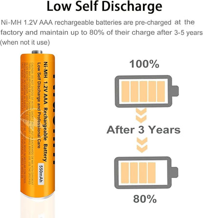 4 Pack NI-MH AAA Rechargeable Battery - Image 8