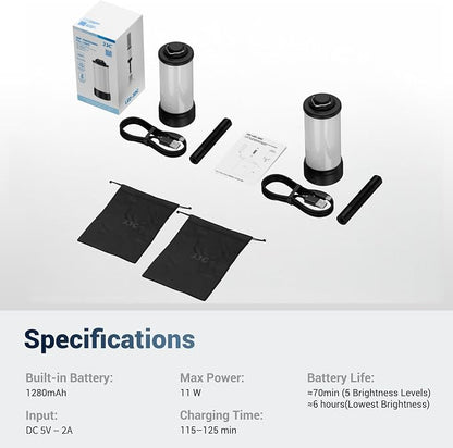 JJC 2Pcs 360 LED Light Attachment - Image 8