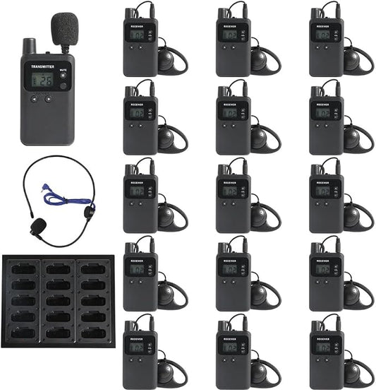 AGJ Wireless Tour Guide System, Tour Guide Microphone and Speaker, Tour Guide by AGJ