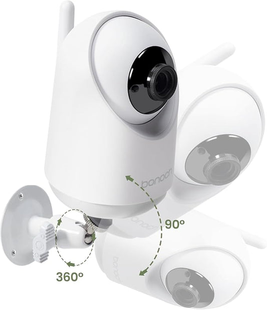 bonoch Adjustable Baby Monitor Wall Mount, Compatible Baby Camera Adjustable - Image 2