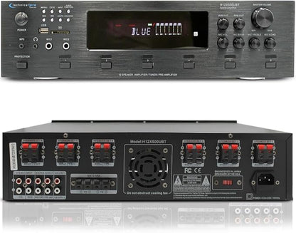 Vaiyer Home Audio System Kit, 6-Channel 6000 Watts Bluetooth Amplifier - Image 6