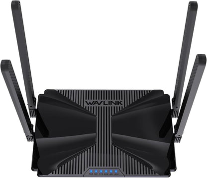 WiFi 6 AX3000 Dual Band Mesh Router, Wireless Gigabit Router by WAVLINK%C2%AE
