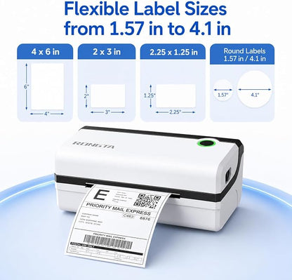 Rongta Bluetooth Thermal Shipping Label Printer, Wireless 4x6 Shipping Label - Image 5