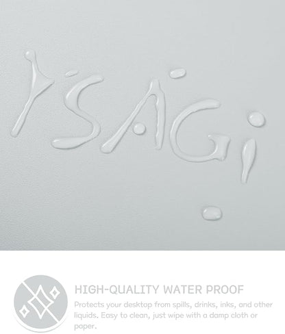YSAGi Non-Slip Leather Desk Pad XL Size, Waterproof Laptop Computer Desk - Image 5