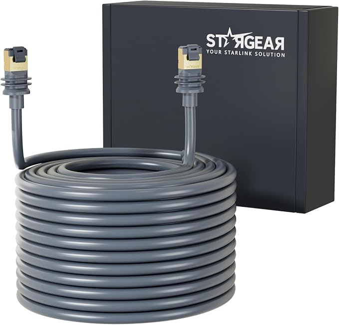 Starlink Cable Gen 3 30M/100FT, Starlink Gen 3 Cable by STARGEAR