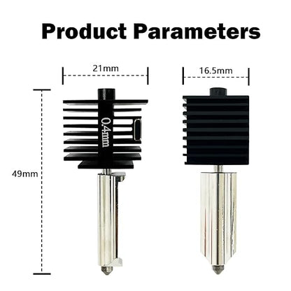 HzdaDeve 2 Pack A1 Mini/A1/A2L Hotend Print Head Hot End Kit Extruder Upgrade - Image 2
