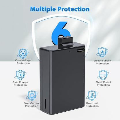 LP LP-E5 Battery 2-Pack 1400mAh USB-C Fast Charging - Image 6
