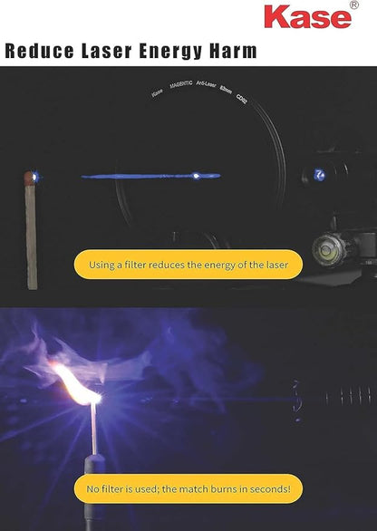 Kase Revolution Anti-Laser Filter Magnetic Shockproof Tempered Optical Glass - Image 4