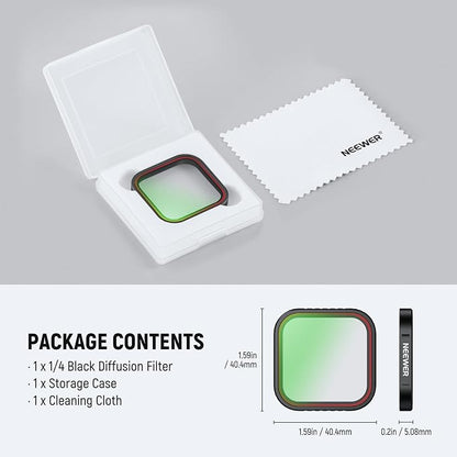 NEEWER 1/4 Black Diffusion Filter Compatible - Image 9