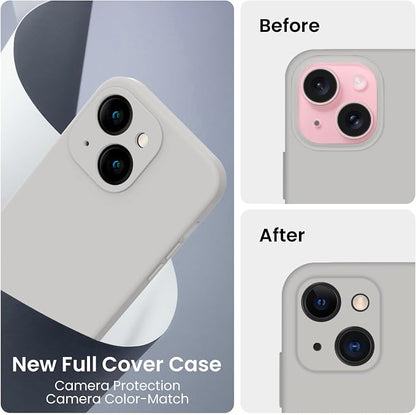 FireNova Designed for iPhone 15 Plus Case, Silicone Case with, Soft - Image 3