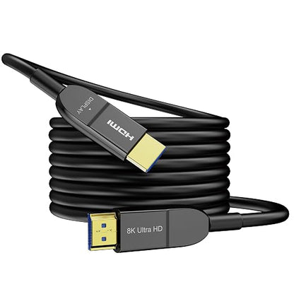 8K Fiber Optic HDMI Cable 75FT, Long Active HDMI 2.1 Cable 48Gbps Ultra High by Anehmeta