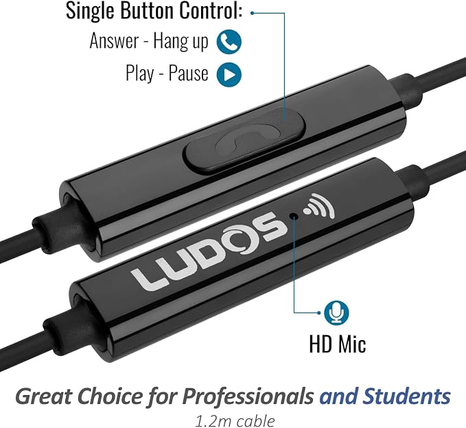 LUDOS Ultra USB C Headphones for iPhone 16 15 Pro Max Plus iPad Pro, 5 Years - Image 4