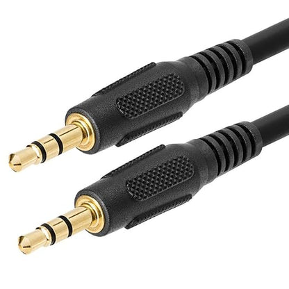 Cmple - 3.5mm Aux Audio Cable Stereo 6 ft AUX Cable Male to Male Speaker Cable - Image 3