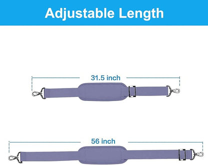 MOSISO 56 inch Shoulder Strap, Adjustable Thick Soft Universal Replacement - Image 3