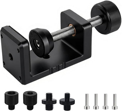 Heavy Duty C Clamp & Desk Clamp, Aluminum Alloy Table Mount by Sufubyte