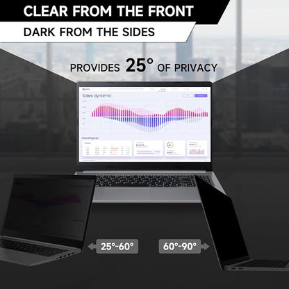 13.3 Inch 1920x1080P Laptop Privacy Screen Filter, Anti Blue Light Glare & Anti - Image 2