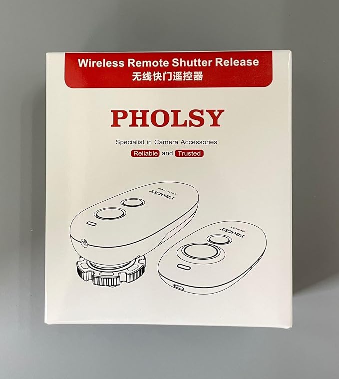 PHOLSY Wireless Shutter Release Camera Remote Compatible - Image 9