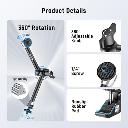NEEWER 9.8"/25cm Adjustable Magic Arm - Image 3