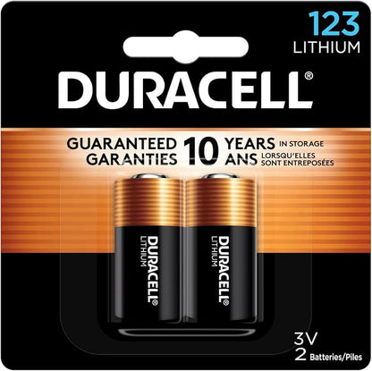 Duracell CR123A 3V Lithium Battery, 3 Volt High Power, Long-Lasting by Duracell