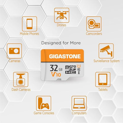 GIGASTONE 32GB Micro SD Card, V10 Video Recording, Surveillance, Security Camera - Image 3
