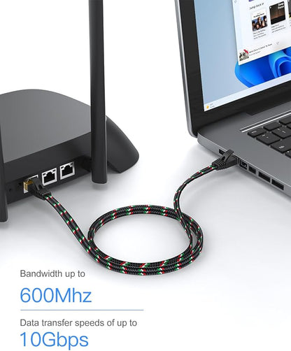 SNANSHI Cat 7 Ethernet Cable 10 ft - Image 4