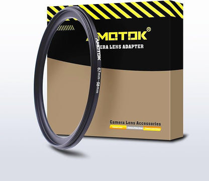 67mm Lens to 58mm Camera Lens Adapter, 67mm-58mm Filter Step-Down Ring by AMOTOK