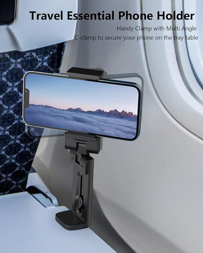 MiiKARE Airplane Travel Essentials Phone Holder, Universal Handsfree Phone Mount - Image 3