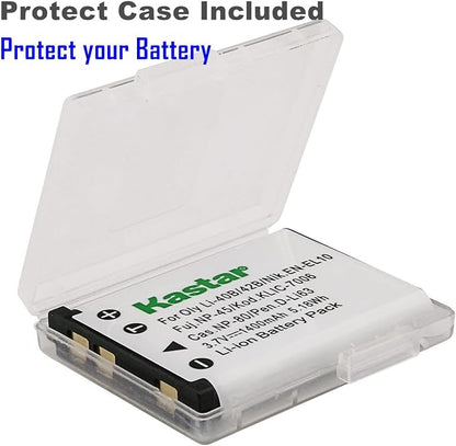 Kastar 2-Pack Li-42B Battery and AC Wall Charger Replacement - Image 2